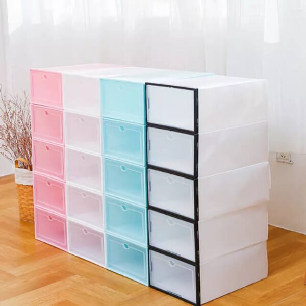 6 Piece Stackable Shoe Organizer - Image 2