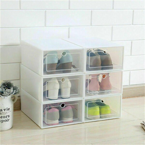 6 Piece Stackable Shoe Organizer - Image 3