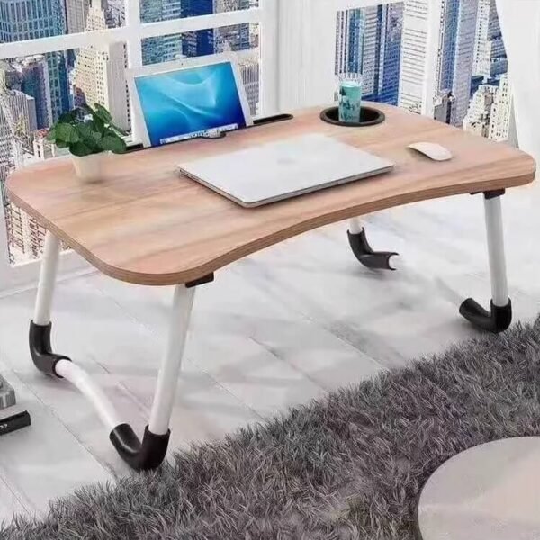 Foldable Laptop Table Wooden - Image 2