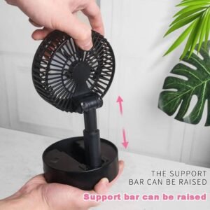 Portable Type C Rechargeable Desktop Clamp Fan