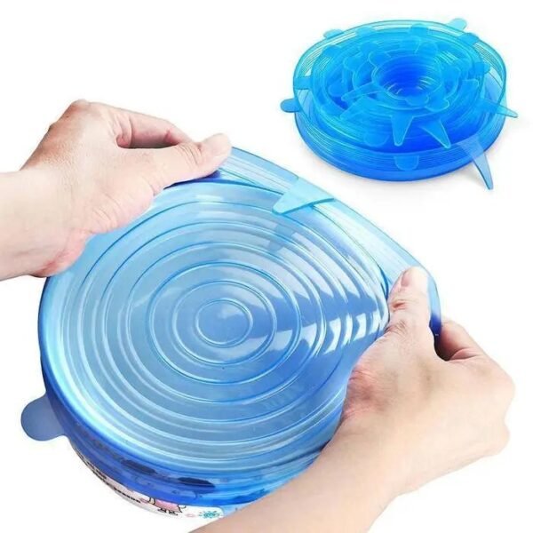 Silicone Stretch Lids Set of 6 - Image 2