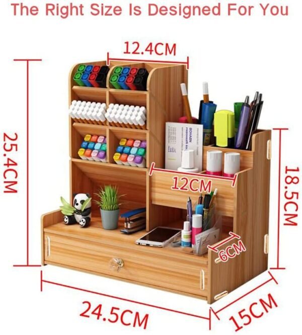 Wooden Desk Organizer - Image 3